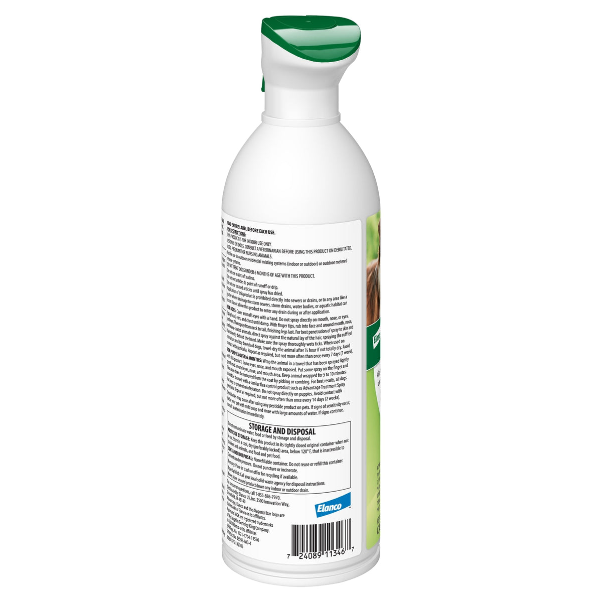Advantage Flea/Tick/Lice Treatment Spray For Dogs 8 oz