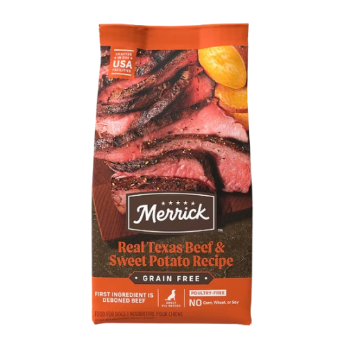 Merrick Grain-Free Adult Real Texas Beef & Sweet Potato Recipe Dry Dog Food