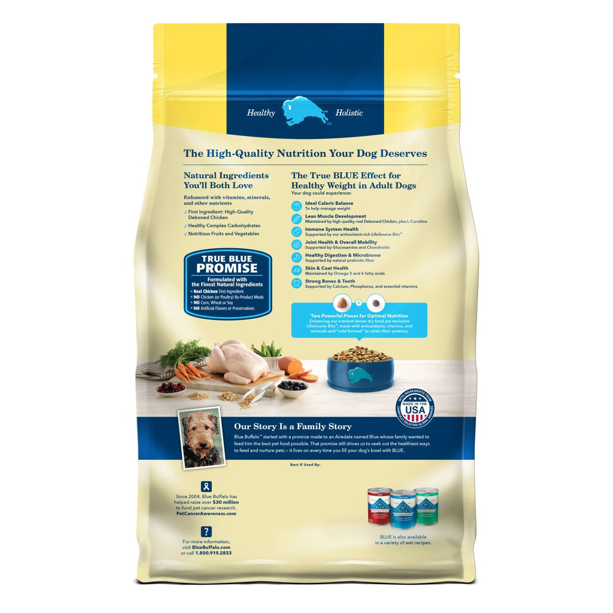Blue Buffalo Life Protection Formula Healthy Weight Chicken & Brown Rice Recipe Adult Dry Dog Food