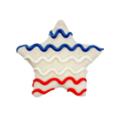 Bosco & Roxy Summer Puptriotic Star Dog Treat Cookie