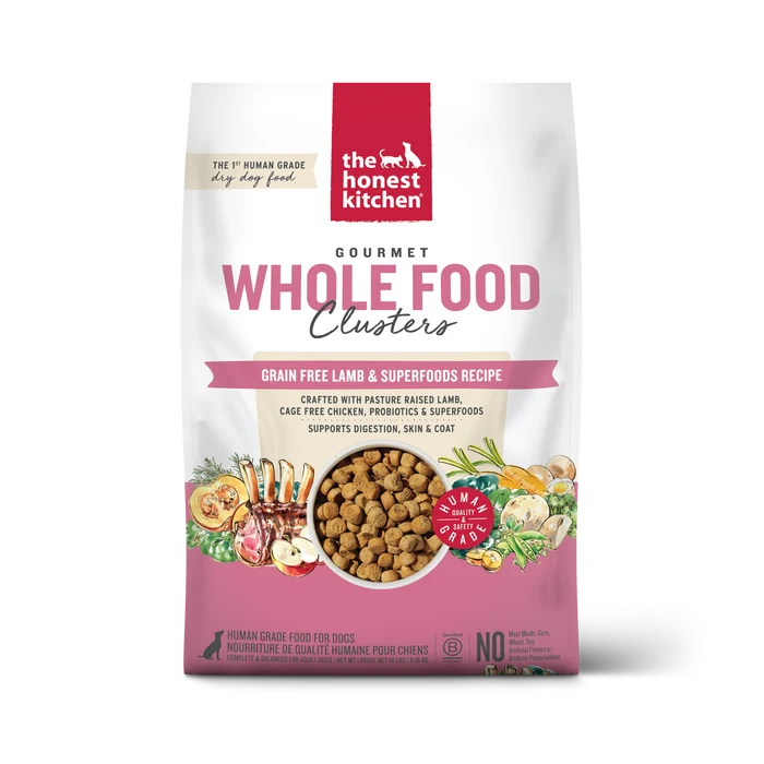 The Honest Kitchen Grain Free Lamb & Superfoods Whole Food Clusters Dry Dog Food